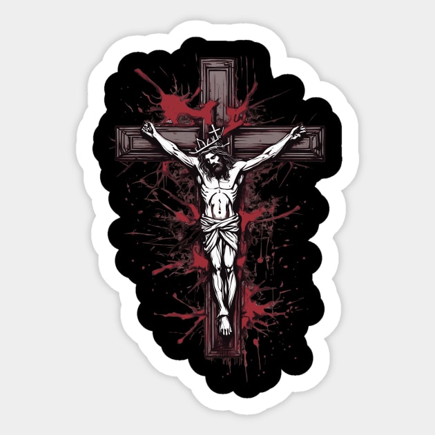 Jesus Christ the True Light Sticker by animegirlnft